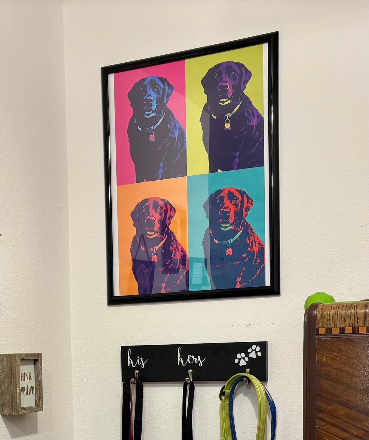 Customer photo review of Color Squares - Personalized Poster