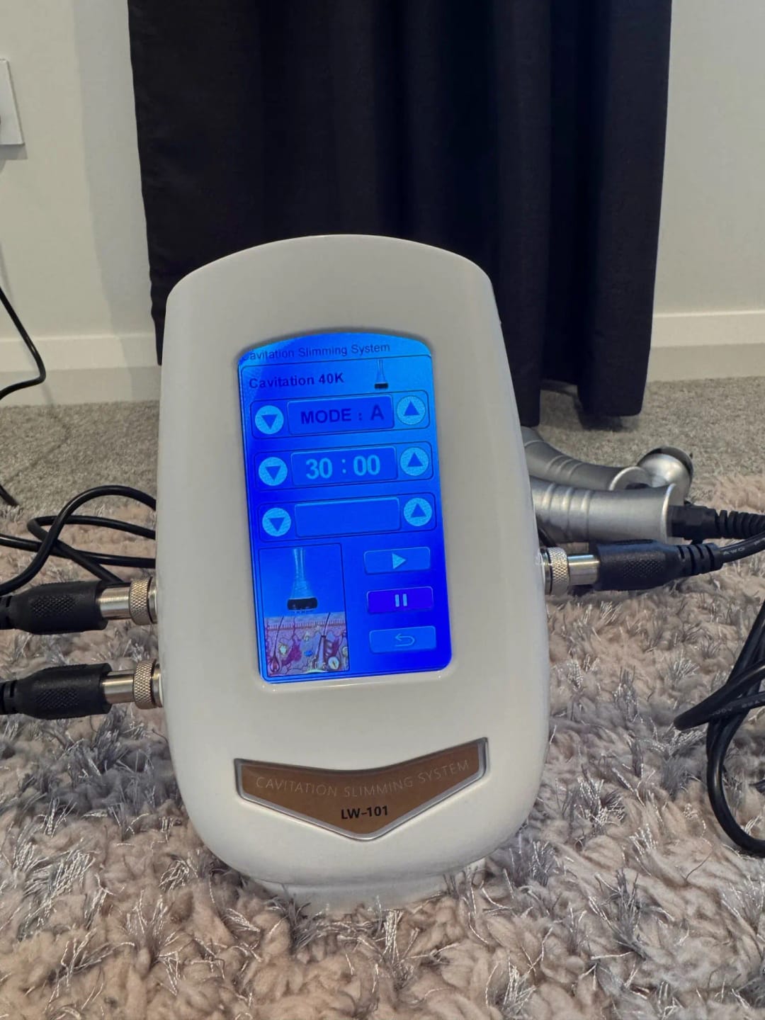 Customer photo review of AUS 40K™ Cavitation RF Slimming Machine