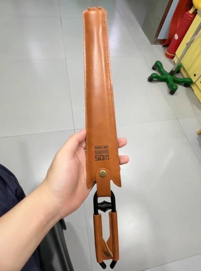 Customer photo review of Heavy Duty Fire Pit Tongs for BBQ, Charcoal & Outdoor Campfires