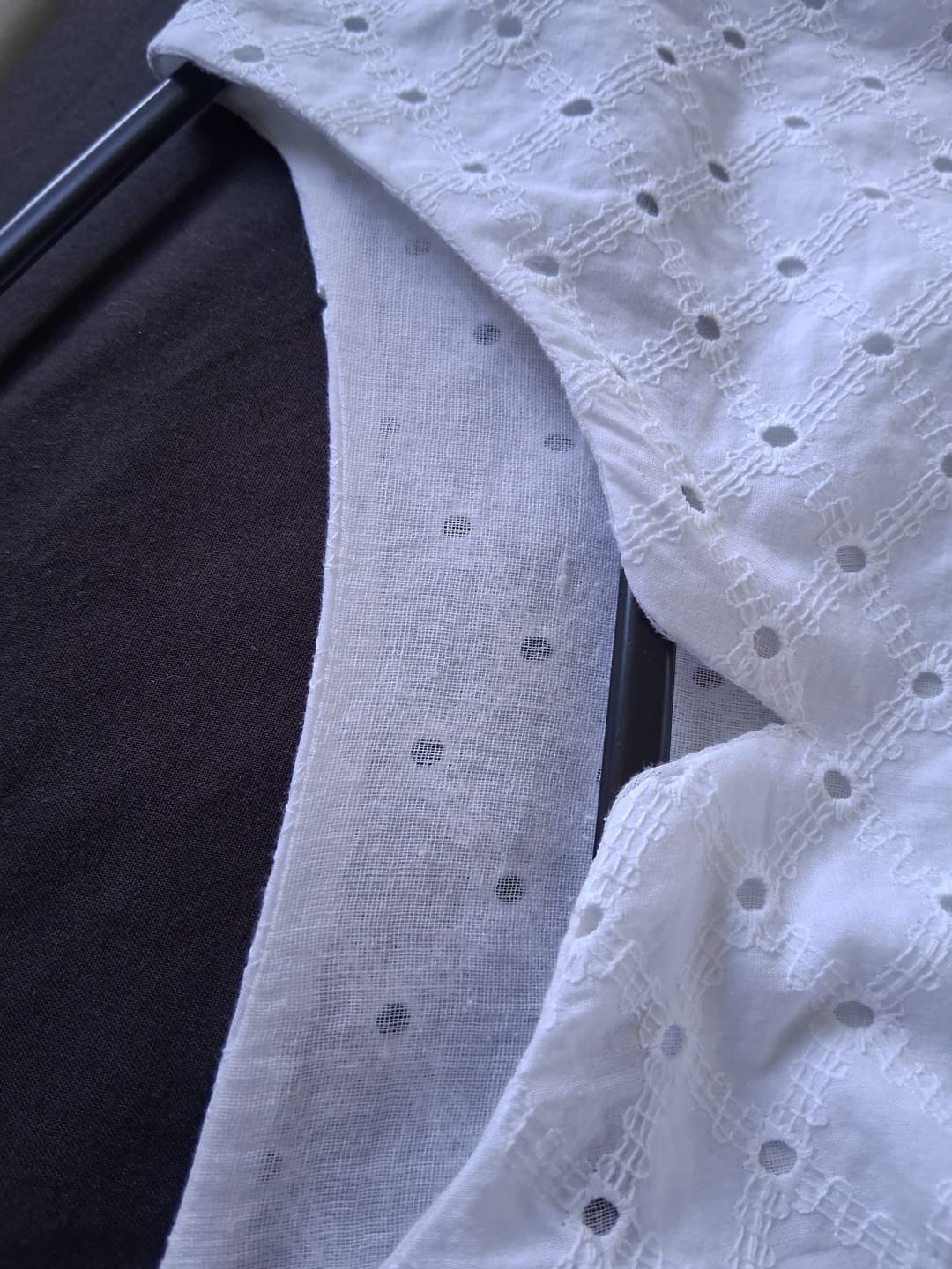 Customer photo review of Plain Muslin Fabric