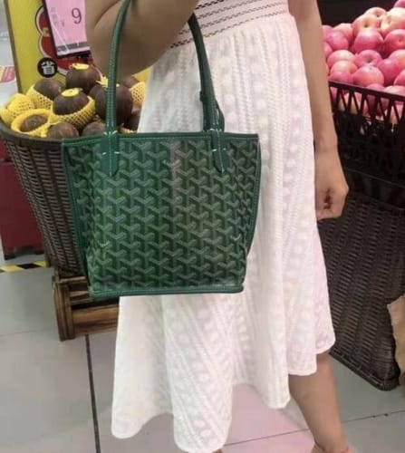Customer photo review of Veyra Reversible Mini Tote
