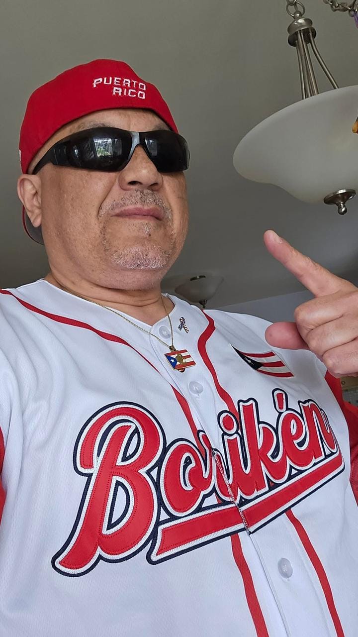 Customer photo review of Puerto Rico Heritage Custom Baseball Jersey
