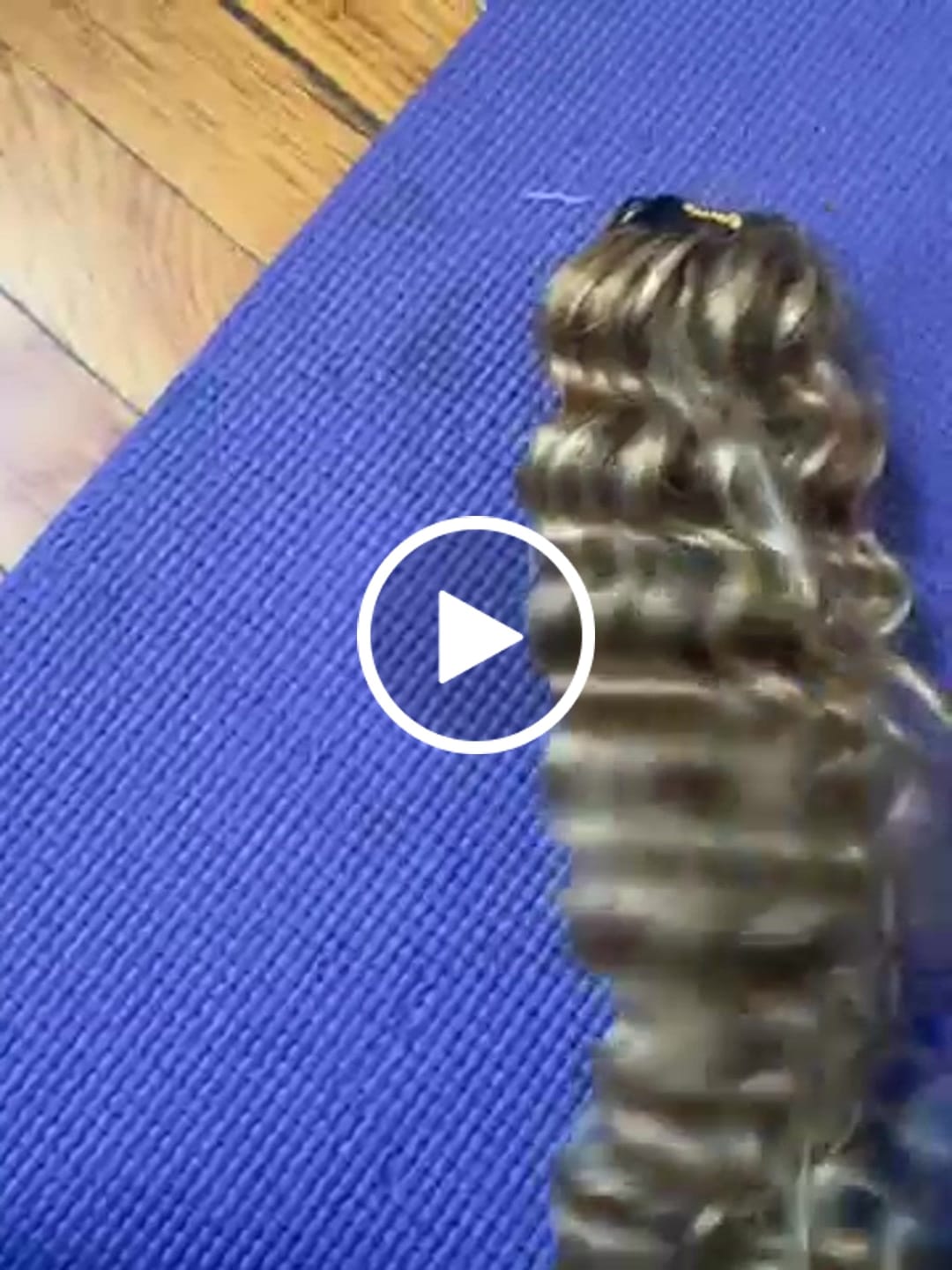 Customer video review of #27/30/613 Mix Color Blend Loose Deep Wave Human Crochet Hair for Boho Braids