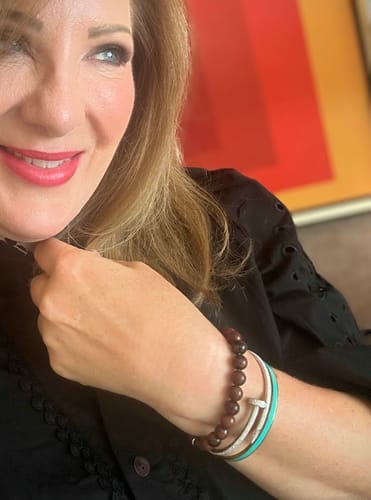 Customer photo review of This Too Shall Pass Color Cuff Bracelet