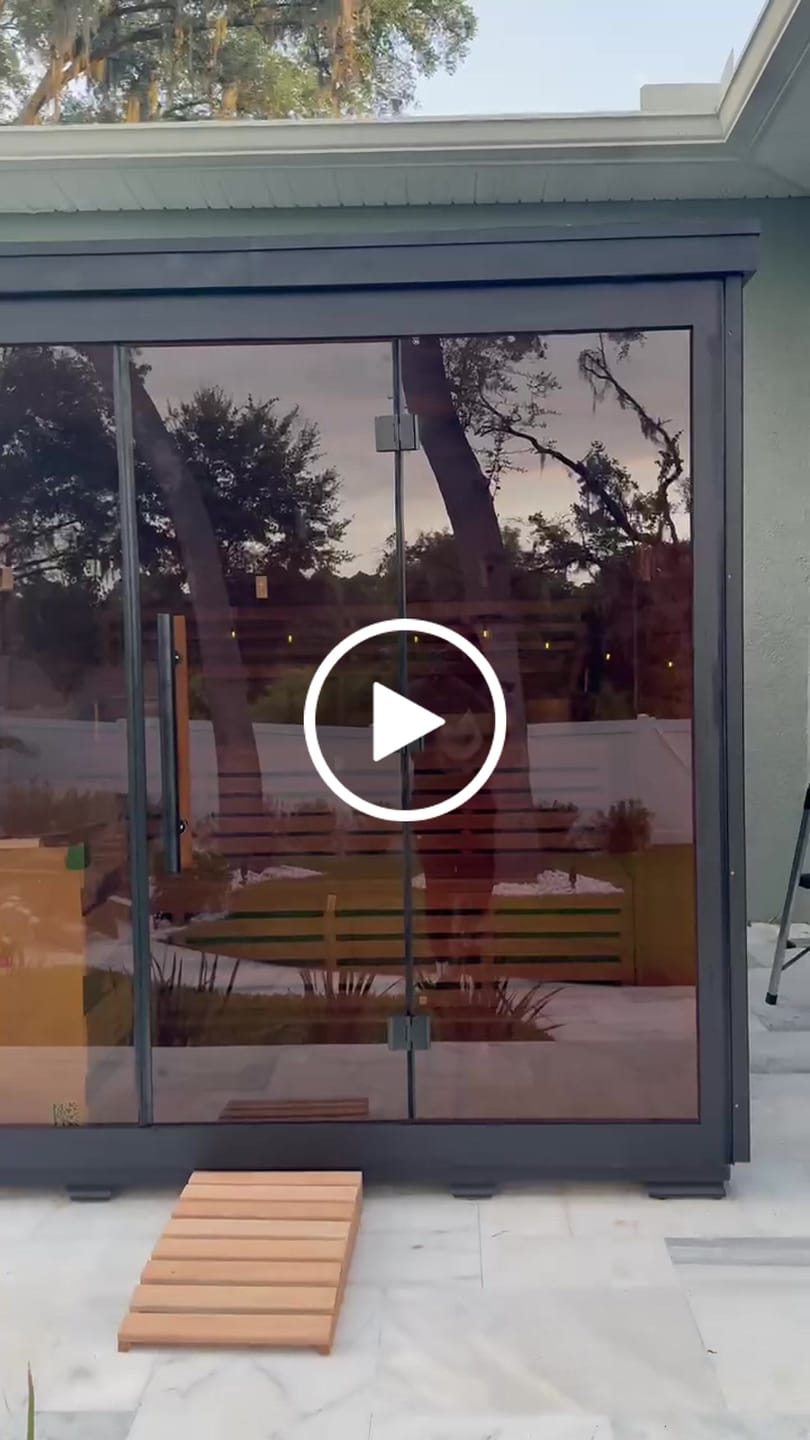 Customer video review of OS-CALDERA CORE 2 | Saunasnet® 6-8 Person Outdoor Steam Sauna