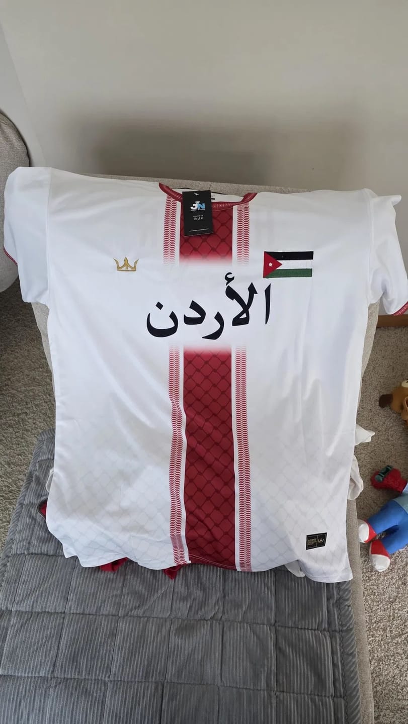 Customer photo review of Jordan Heritage Custom Football Jersey