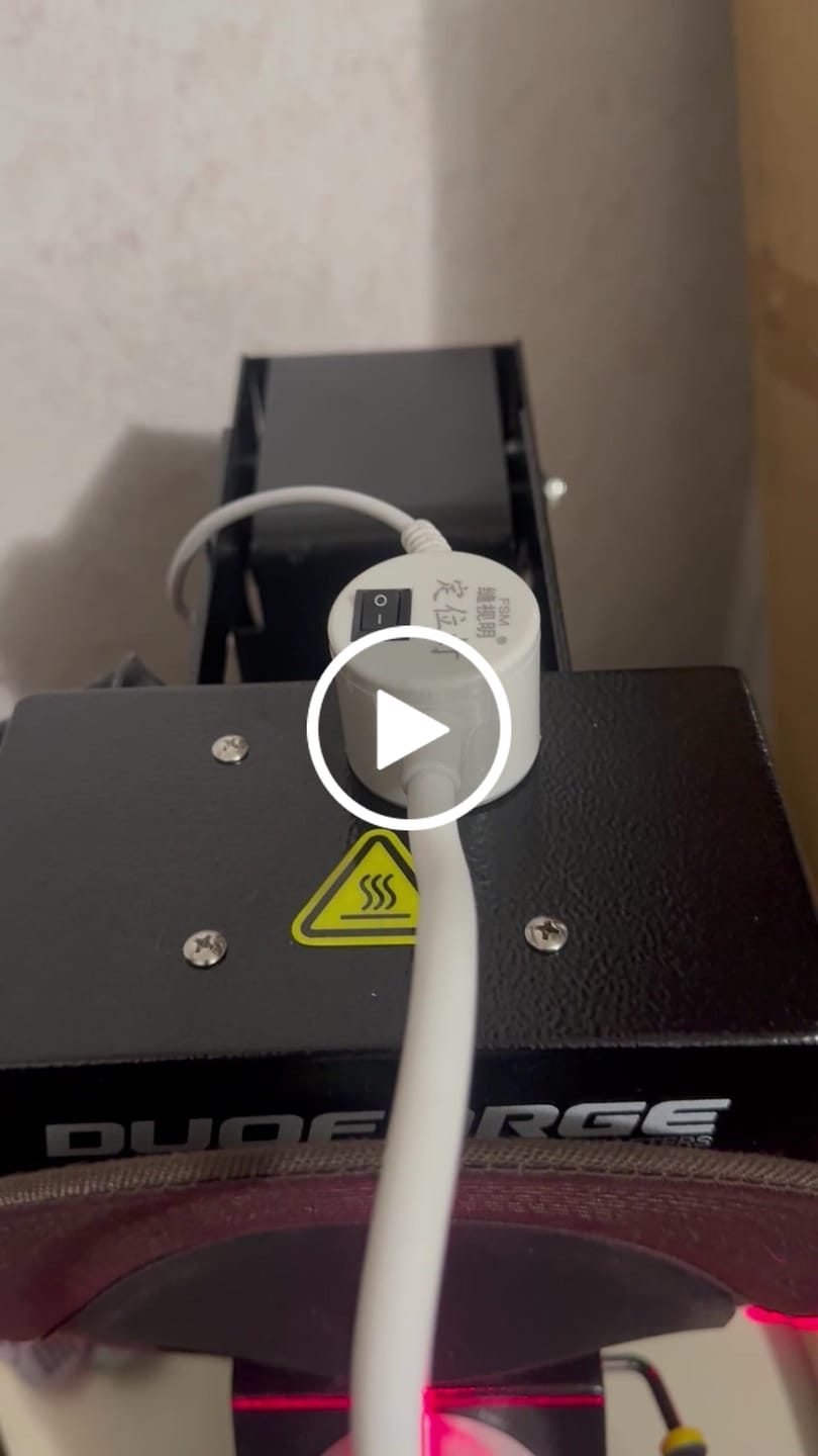 Customer video review of DuoForge Automatic Dual-Heat platen Cap Heat Press
