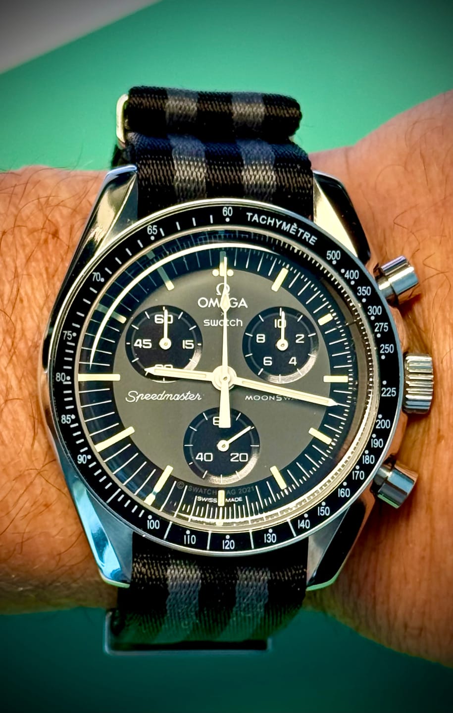 Customer photo review of Bond Premium Nylon Watch Strap