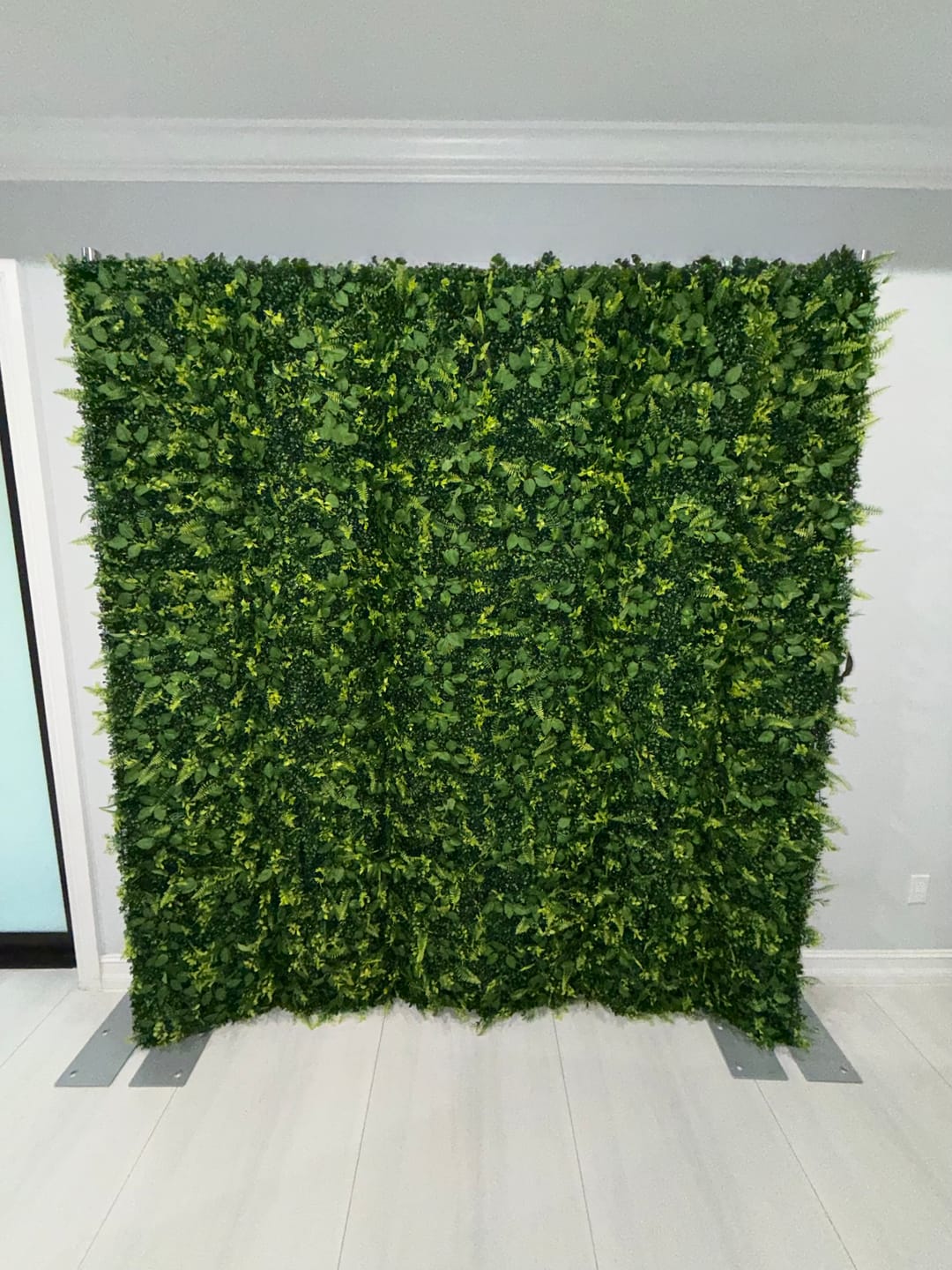 Customer photo review of 8*8ft Artificial Grass Wall Backdrop ALFWL151-Perfect for Weddings, Parties & Event Decor