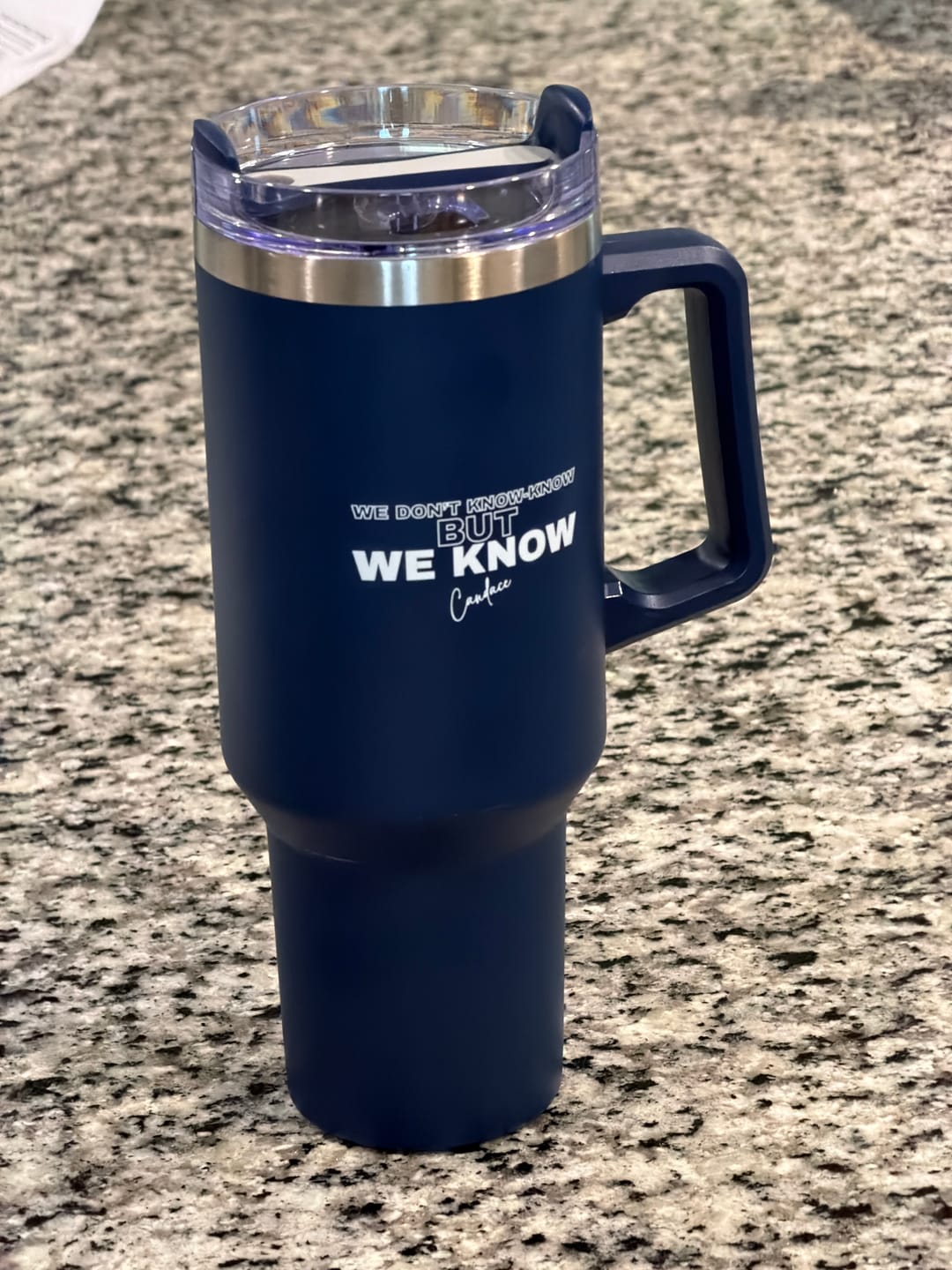 Customer photo review of WE KNOW STANDACE CUP