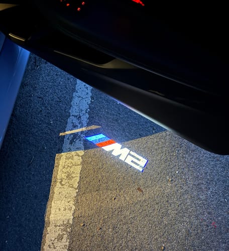 Customer photo review of BMW G SERIES DOOR LIGHTS