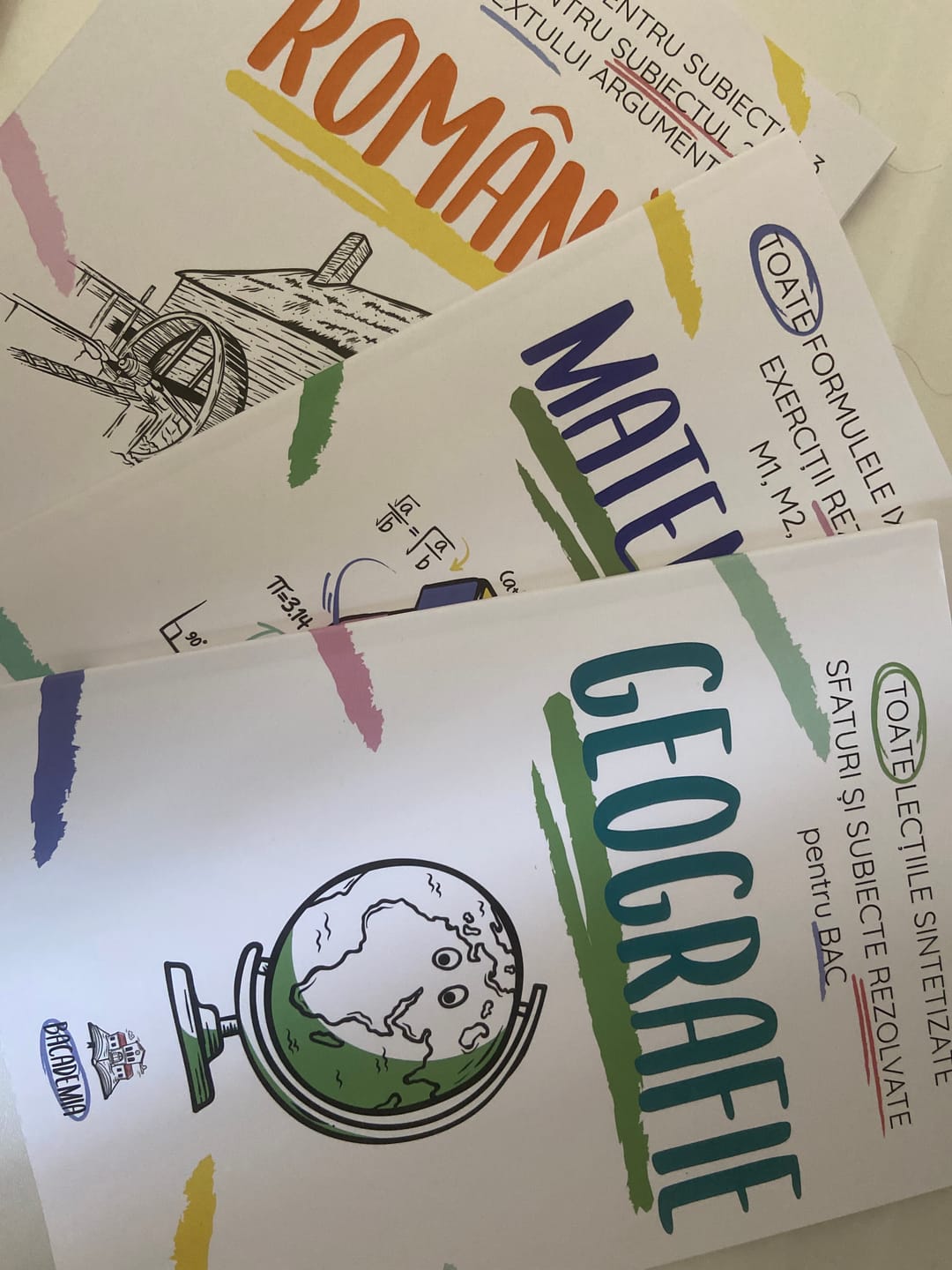 Customer photo review of Pachet Bacalaureat (Română + Matematică + Geografie) Bacademia