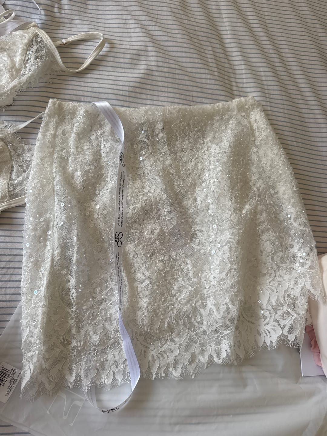 Customer photo review of FLORENCE LACE UNDERWIRE CORSET