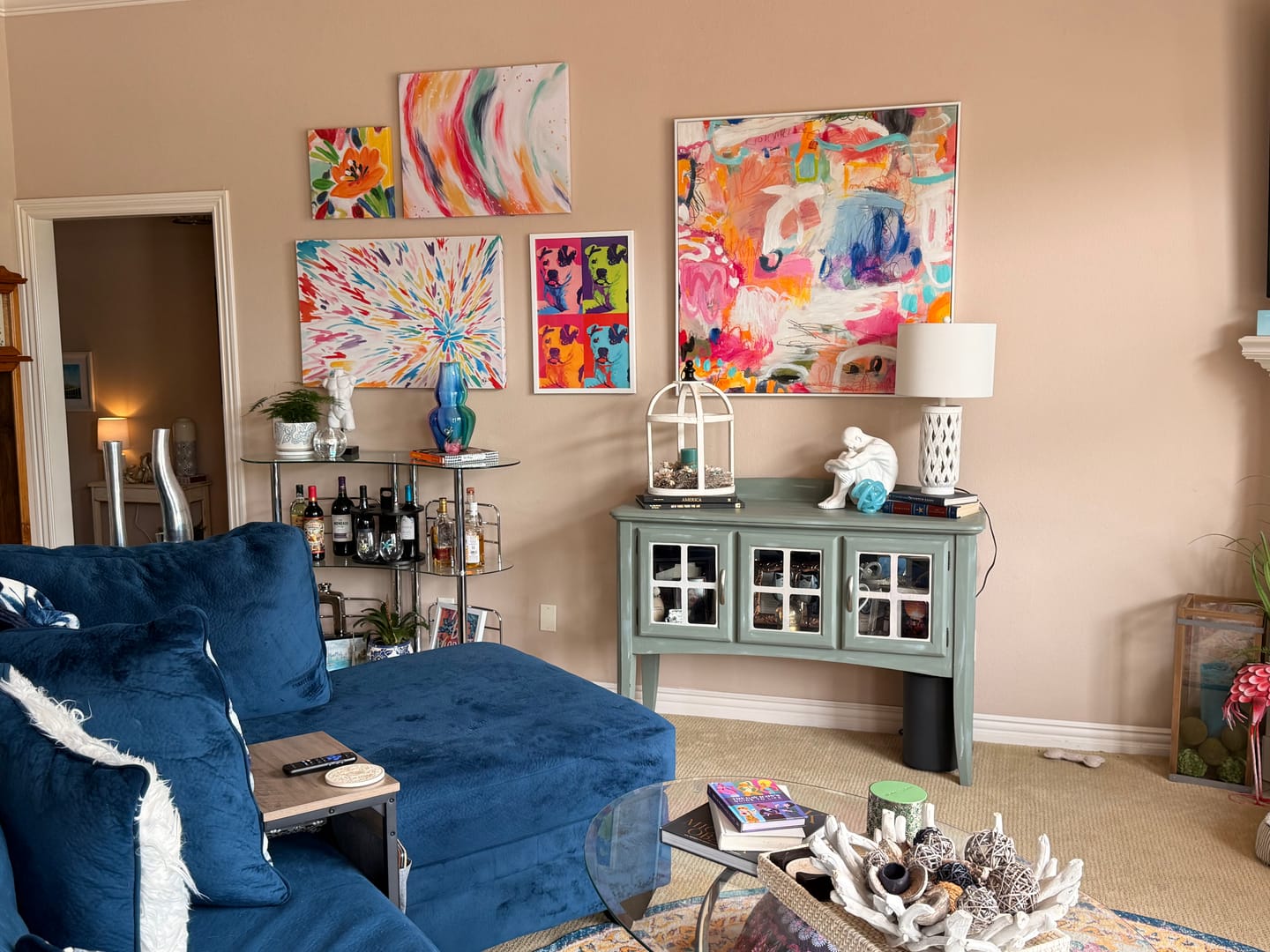 Customer photo review of Color Squares - Personalized Poster