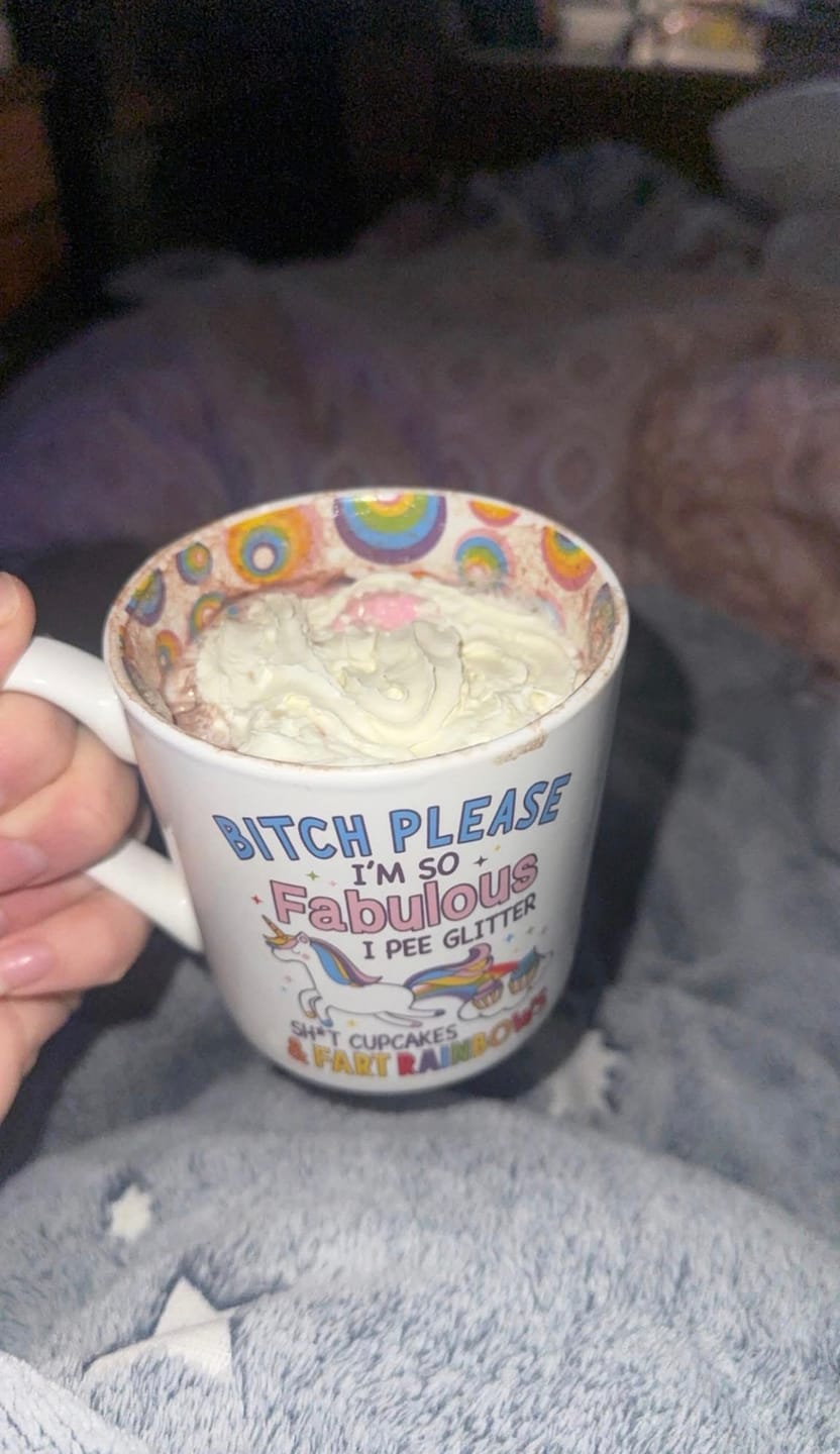 Customer photo review of Deluxe Lactation Hot Chocolate - GF, DF & SF