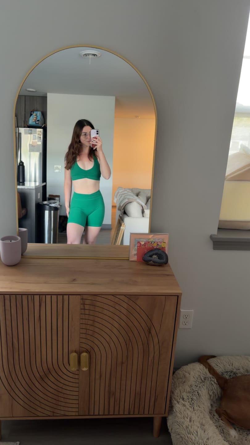 Customer photo review of W3173 Buttersoft Scrunch Halter Bra
