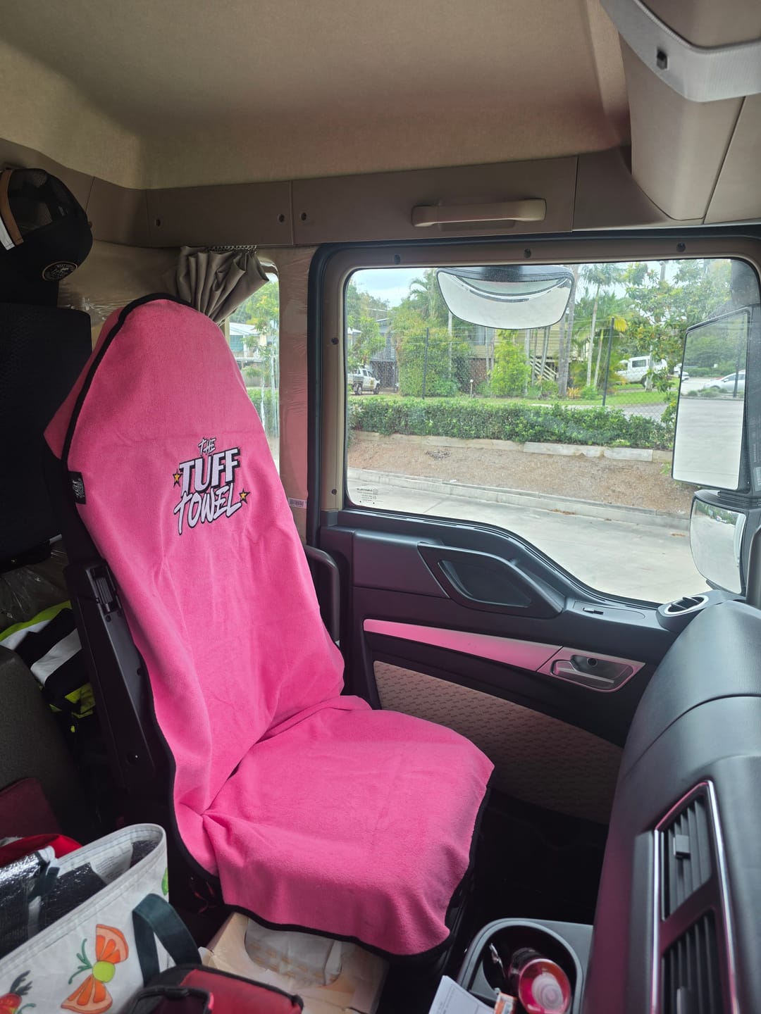 Customer photo review of Waterproof Car Towel Seat Cover - The OG