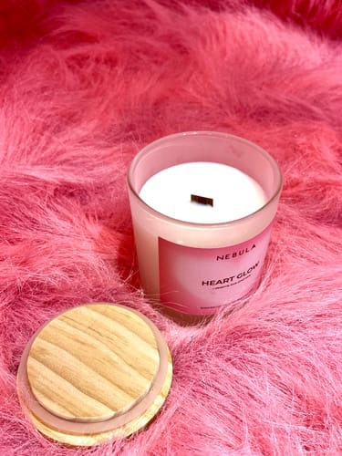 Customer photo review of Heart Glow Candle
