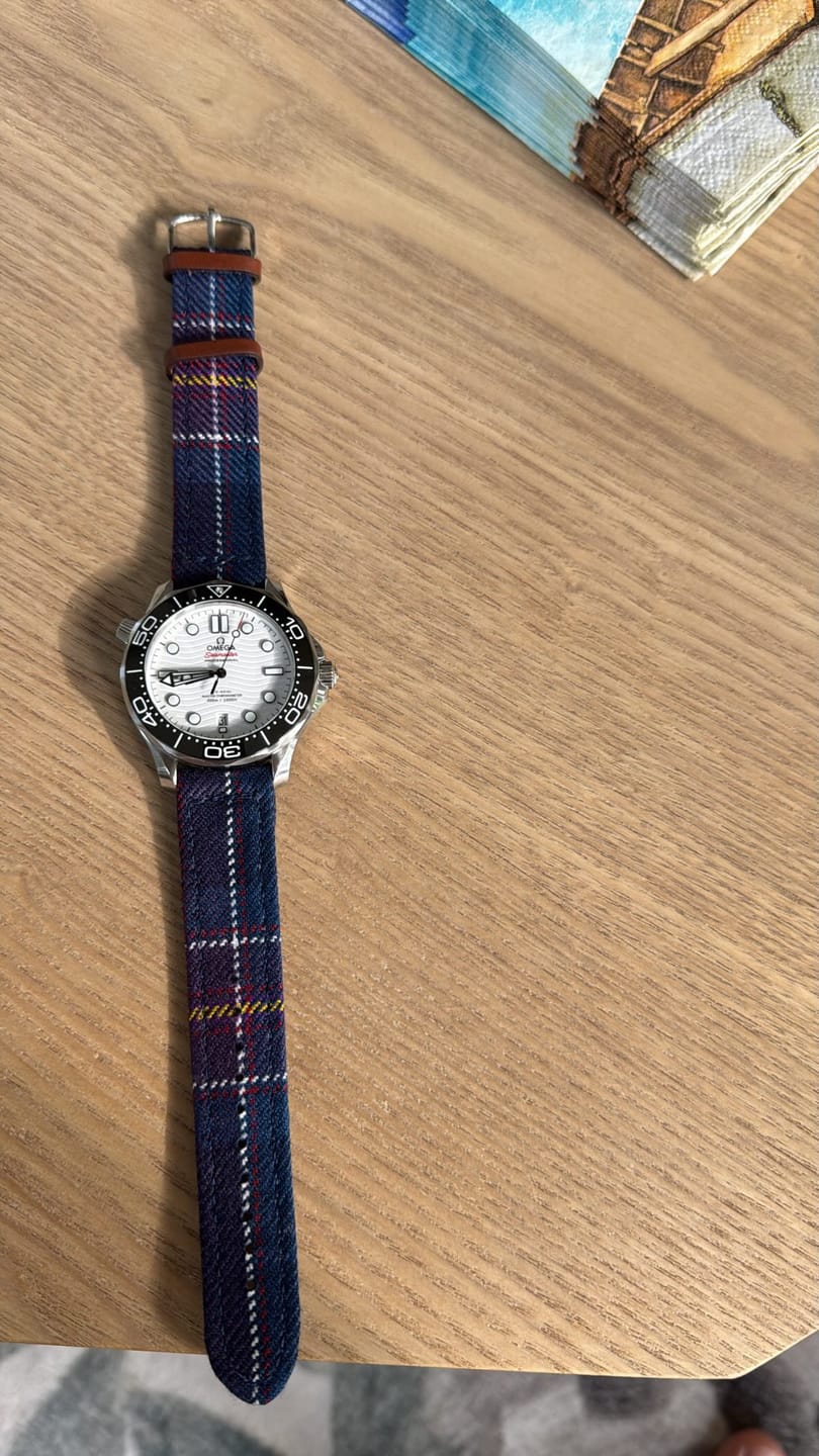 Customer photo review of Scotland National Team Tartan Watch Strap