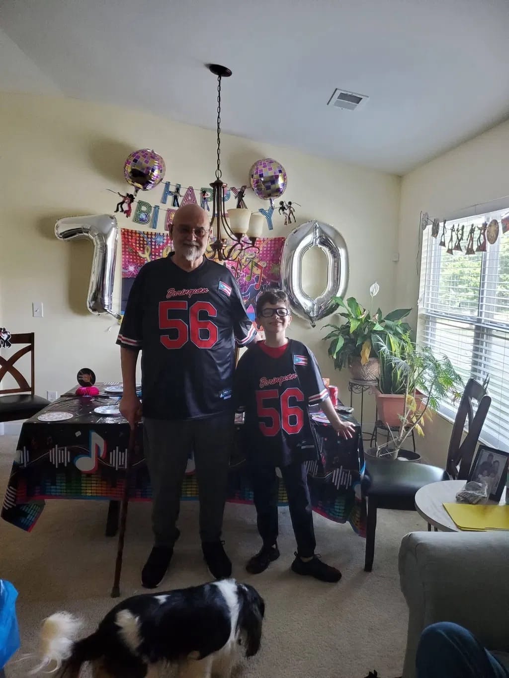 Customer photo review of Puerto Rico Heritage Custom Football Jersey
