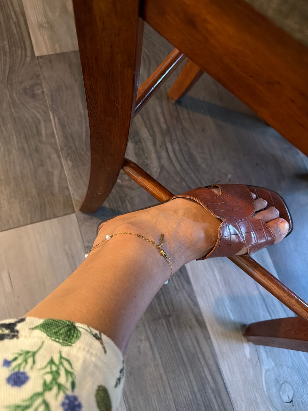 Customer photo review of Cali Pearl Anklet (Bundle)