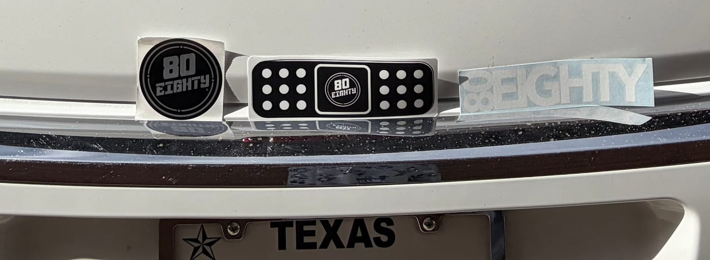 Customer photo review of 80Eighty® Bandaid Vinyl Sticker