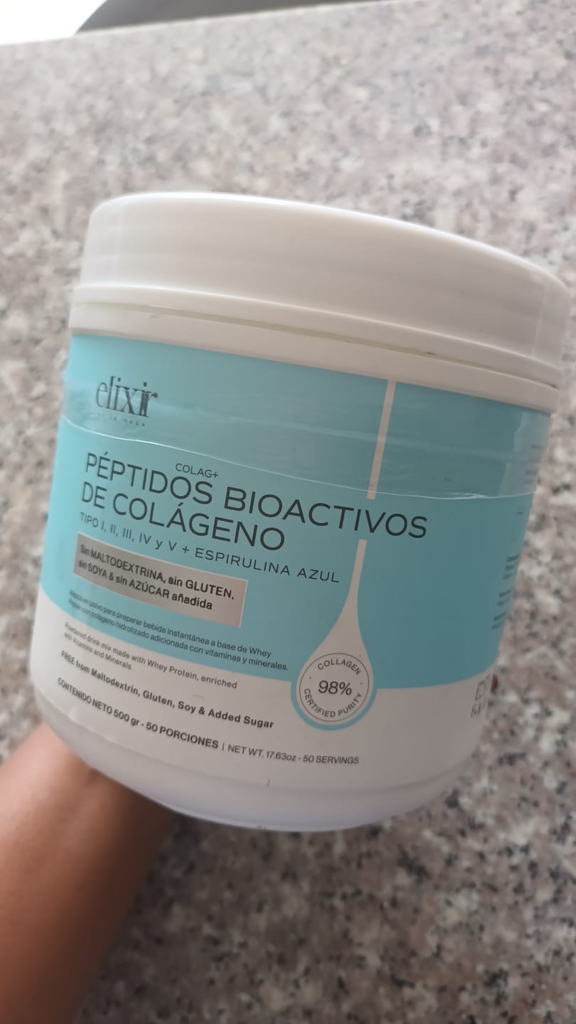 Customer photo review of PÉPTIDOS BIOACTIVOS DE COLÁGENO