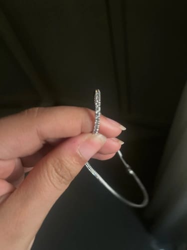 Customer photo review of Monaco Tennis Choker Necklace