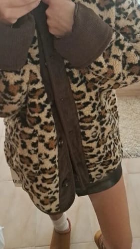 Customer photo review of Vanessa Leopard Jacket