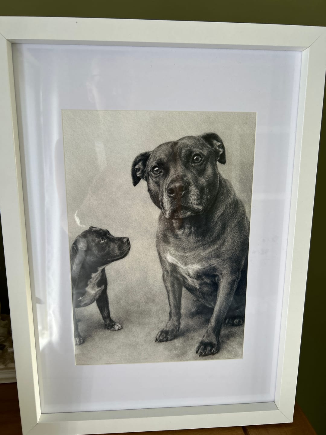 Customer photo review of Charcoal - Personalised Poster