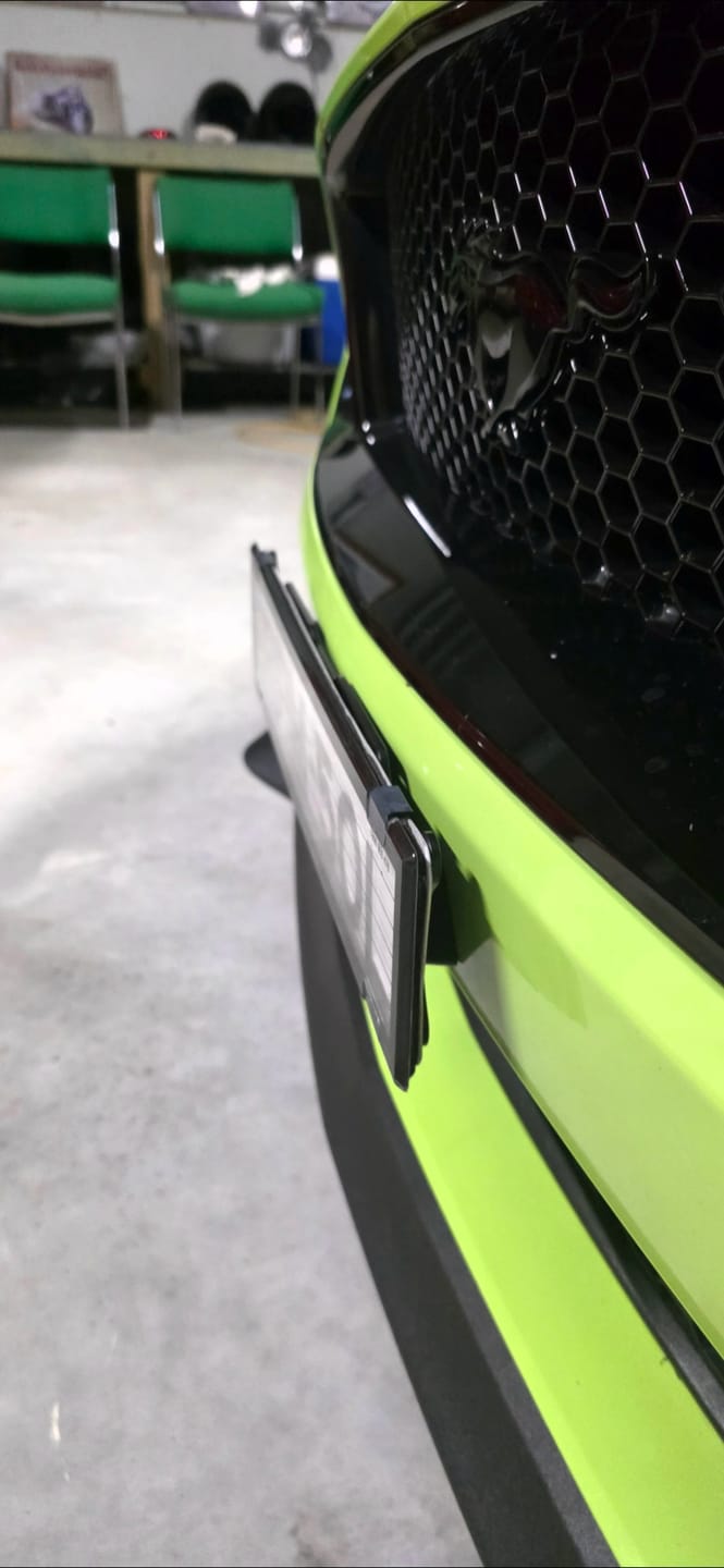 Customer photo review of [NSW] Front SL1 Slimline - 372mm (w) x 84mm - Number Plate Bracket
