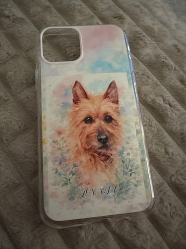 Customer photo review of Watercolour - Personalised Phone Case