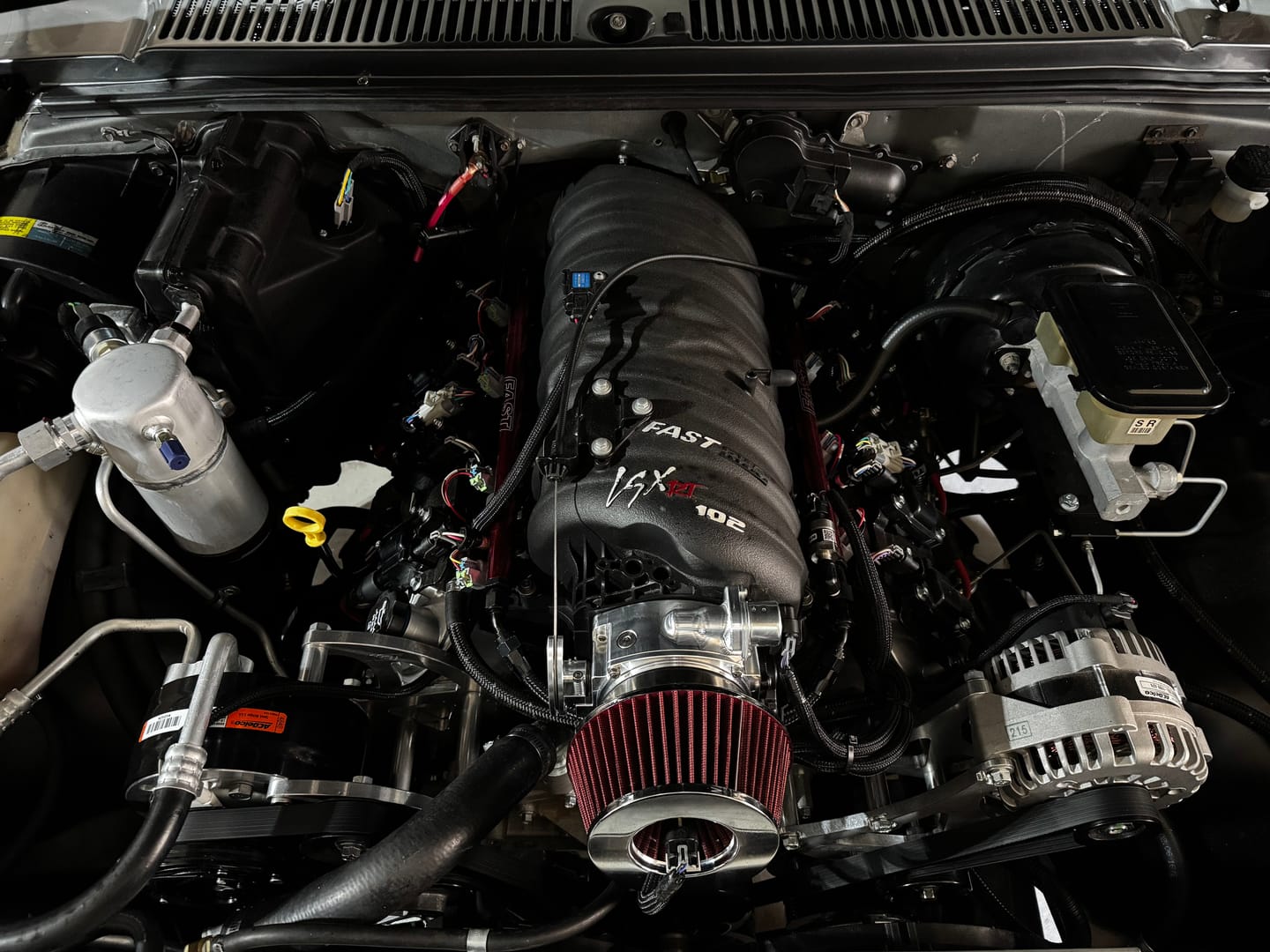 Customer photo review of ICON 102/105mm LS Cable Drive Throttle Body (Bare Finish) w/ Interchangeable Connection