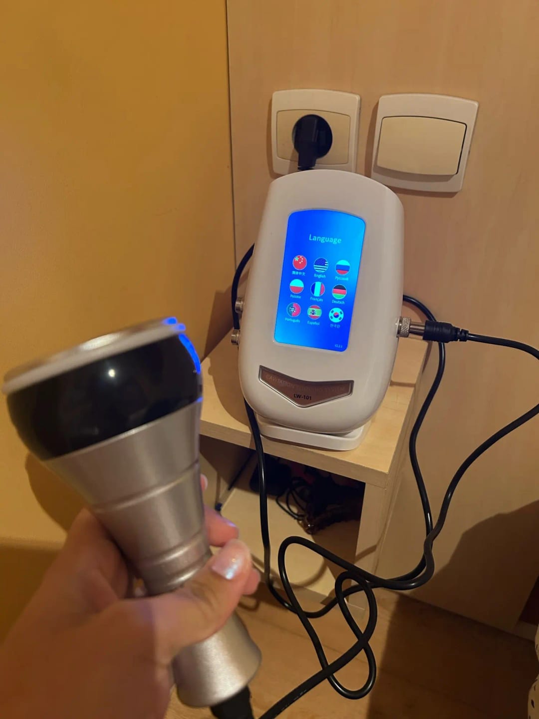 Customer photo review of AUS 40K™ Cavitation RF Slimming Machine