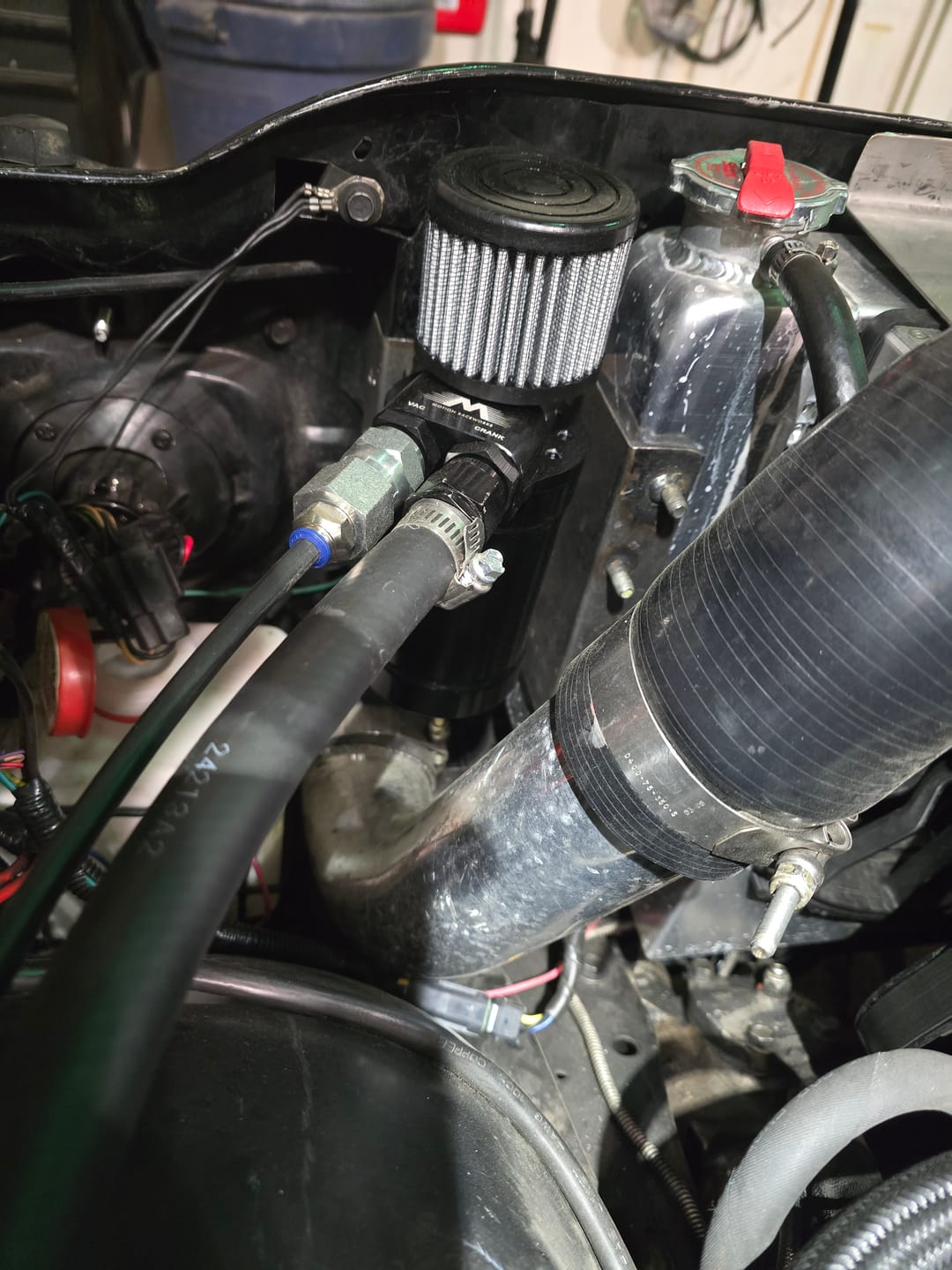 Customer photo review of Active 2 Stage Oil Separator / Oil Catch Can