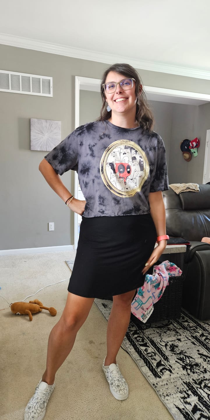 Customer photo review of Slip Dress - Black