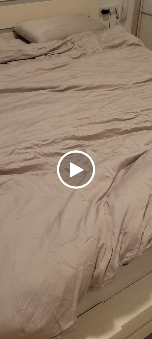 Customer video review of סדין פרימיום במבוק 300 - Stone Beige