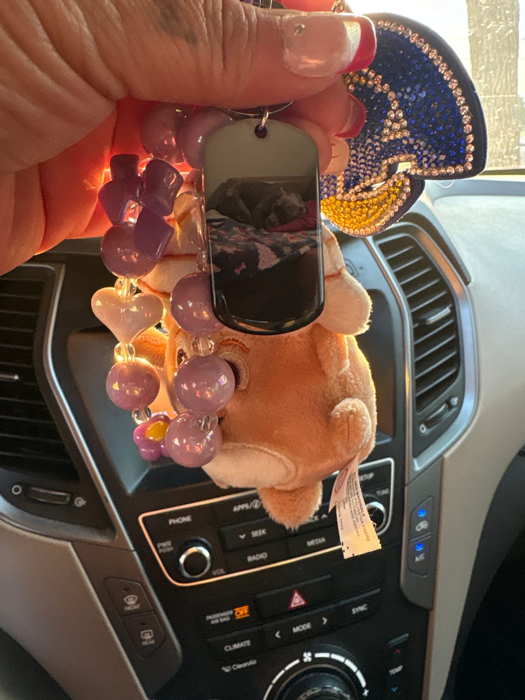 Customer photo review of DON'T CRY FOR ME I'M OK!! - UPLOAD IMAGE - PERSONALIZED KEYCHAIN