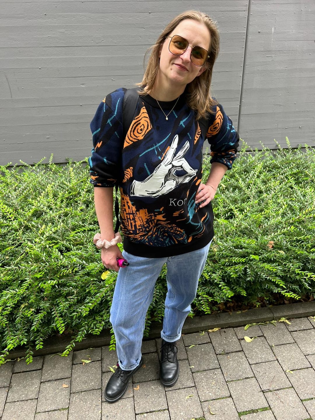 Customer photo review of Fox Sweater Preorder