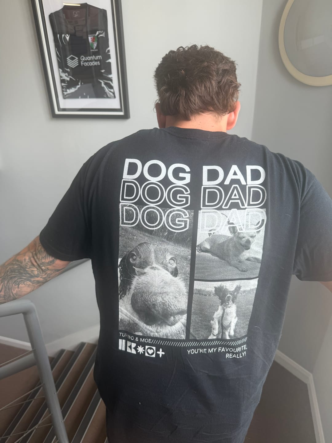 Customer photo review of Only you - Personalised T-Shirt