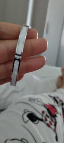 Customer photo review of Tara mother of pearl bangle