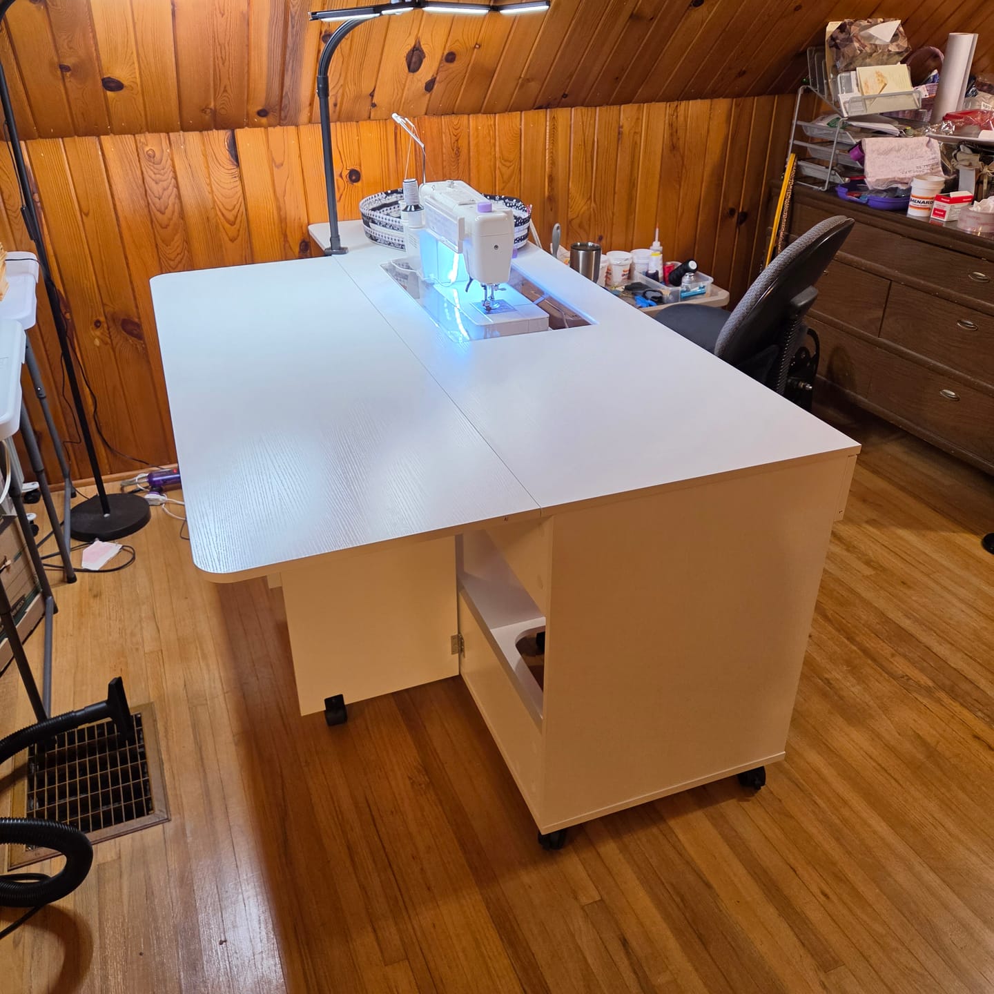 Customer photo review of Christa Sewing Cabinet