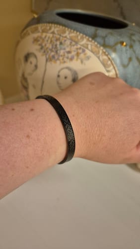Customer photo review of Titāna rokassprādze "Zalkša josta"