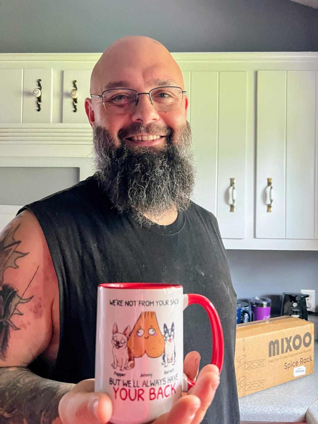 Customer photo review of Personalized Mug - Not from your sack