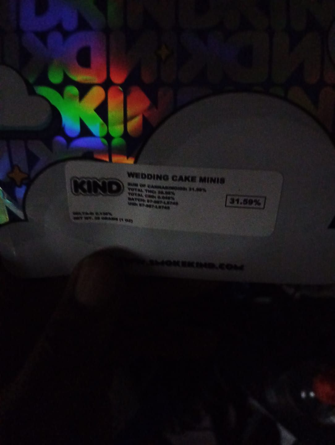 Customer photo review of Wedding Cake - 28 Grams Minis - Indica
