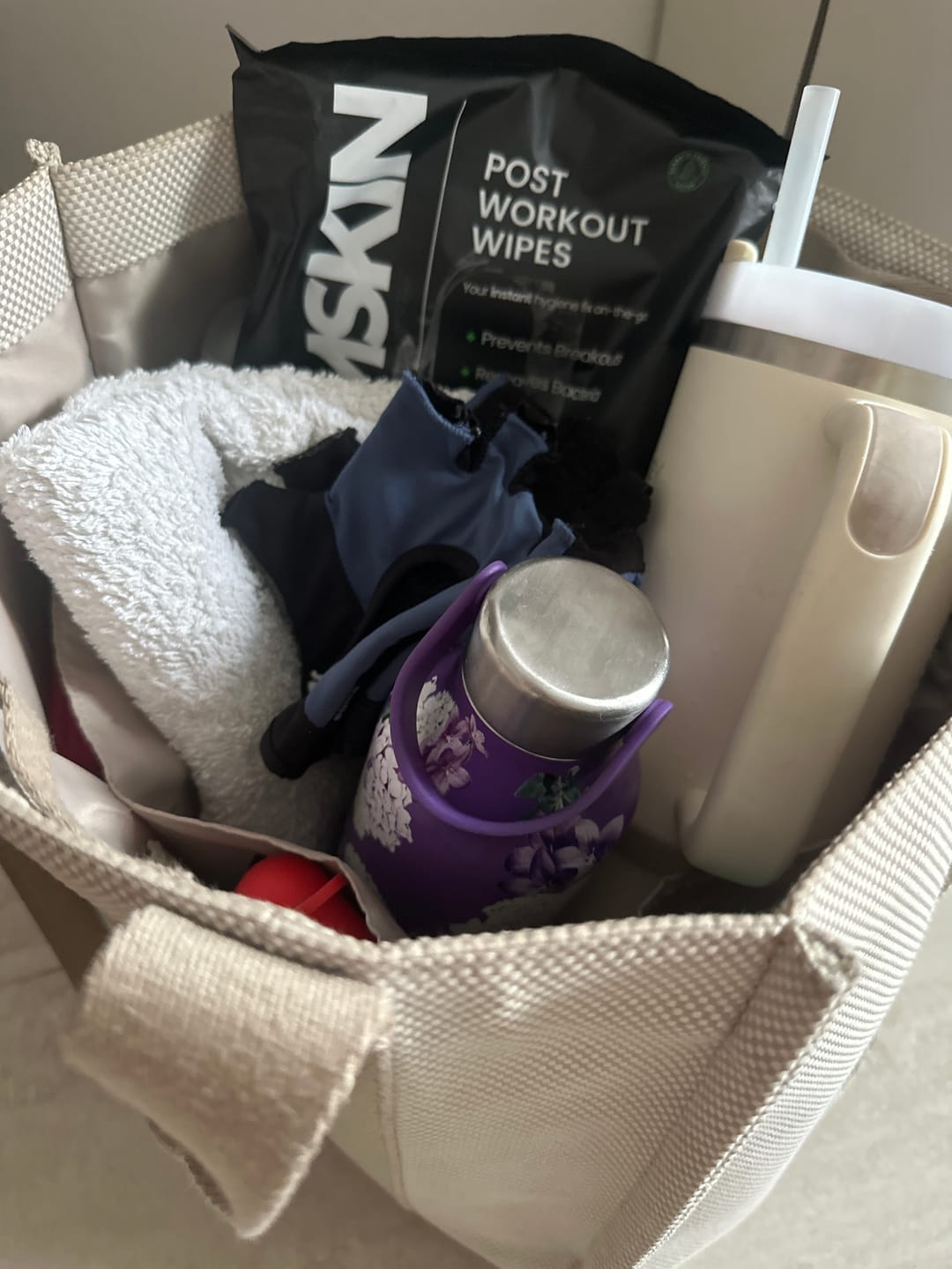 Customer photo review of Post Workout Wipes