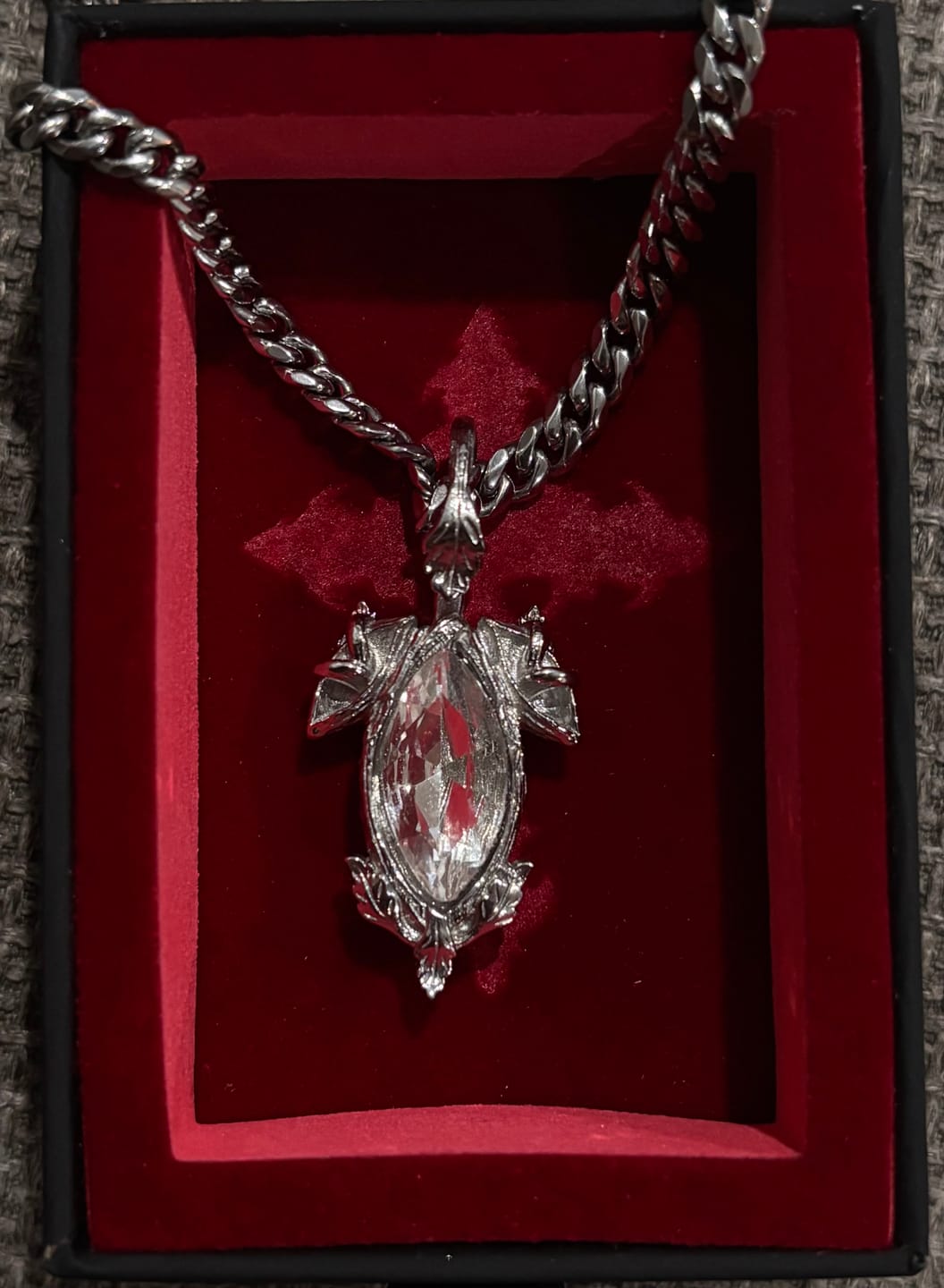 Customer photo review of BIRTHSTONE PENDANT