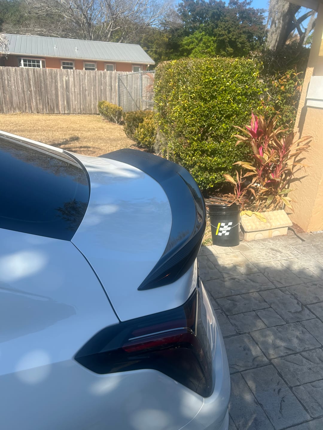 Customer photo review of 2022-2026 Cadillac CT5-V Blackwing Type-ST Gloss Carbon Fiber Rear Spoiler