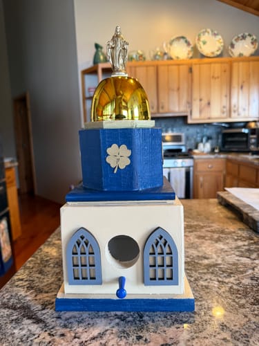 Customer photo review of Unfinished Wood Gothic Window Shape | Craft Cutout | up to 46" DIY