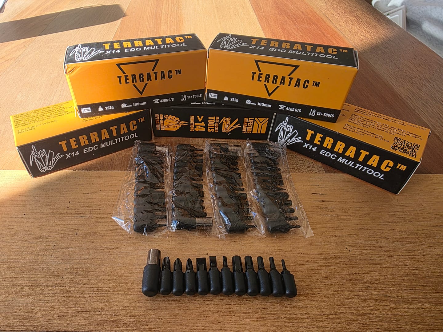 Customer photo review of Bit holder and bit set for TerraTAC™ X14